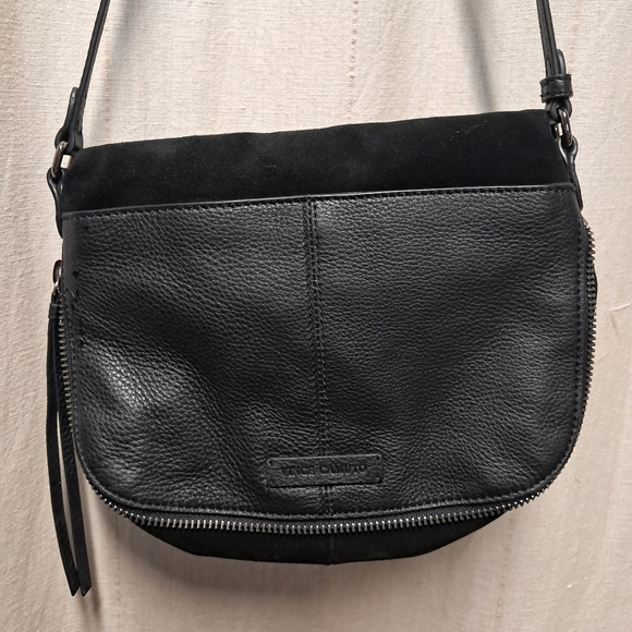 Vince Camuto Leather Moto Crossbody Bag - Picture 9 of 10